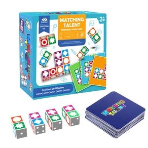Matching Game Toy Educational Wooden Toy Training Logic Skills for Children